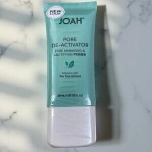 JOAH Pore De-Activator Primer 1.01oz Pore Minimizing Mattifying Tea Tree NEW
